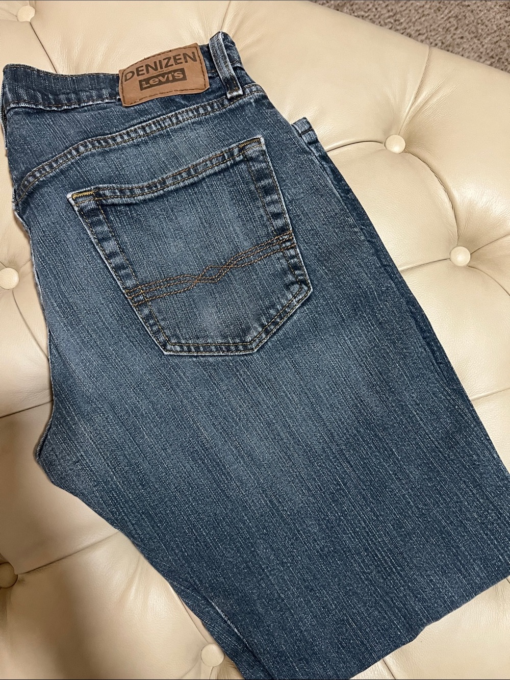 Denizen from Levi's Straight Leg Jeans in Medium Blue